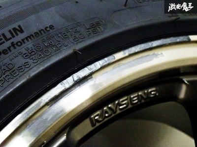 JDM Rare RAYS VOLK RACING RE30 forging wheels 19x8.5J +25 PCD 114.3 5-h (No Tires) - Image 8