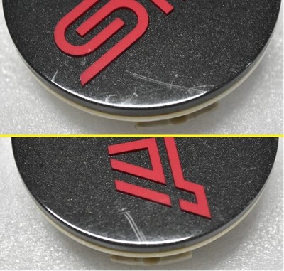 JDM Subaru STI Genuine Aluminum Wheel Center Caps 4 pieces CAP-A79 App (No Tires) - Image 6