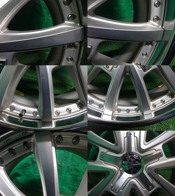 JDM Lowenhart LK5 20x8.5J +38 5H PCD114.3 Used Aluminum Wheel 4-Wheel Set Hi39 (No Tires) - Image 4