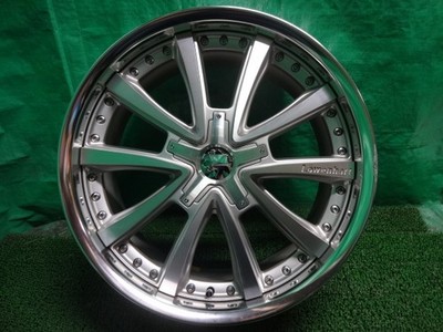 JDM Lowenhart LK5 20x8.5J +38 5H PCD114.3 Used Aluminum Wheel 4-Wheel Set Hi39 (No Tires) - Image 5