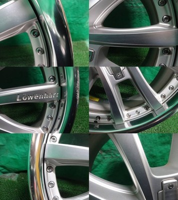 JDM Lowenhart LK5 20x8.5J +38 5H PCD114.3 Used Aluminum Wheel 4-Wheel Set Hi39 (No Tires) - Image 6