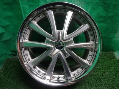 JDM Lowenhart LK5 20x8.5J +38 5H PCD114.3 Used Aluminum Wheel 4-Wheel Set Hi39 (No Tires) - Image 9