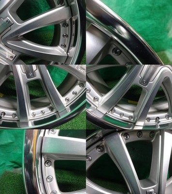JDM Lowenhart LK5 20x8.5J +38 5H PCD114.3 Used Aluminum Wheel 4-Wheel Set Hi39 (No Tires) - Image 10