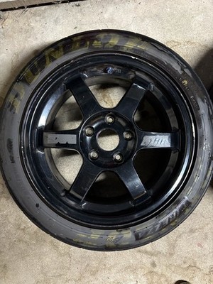 JDM RAYS TE37 PCD114.3 5H 16x8J +40 Offset not clear due to lack of man (No Tires) - Image 3