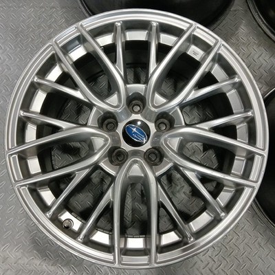 JDM Rare model Subaru WRX S4 STI genuine 18x8.5J +55 PCD114.3-5 hole by (No Tires) - Image 4