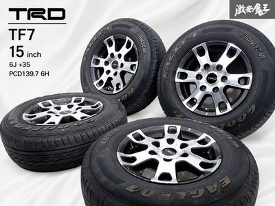 JDM 200 Series Hiace SizeTRD TF7 RAYS 15x6J +35 PCD139.7 6H Wheel with (No Tires)