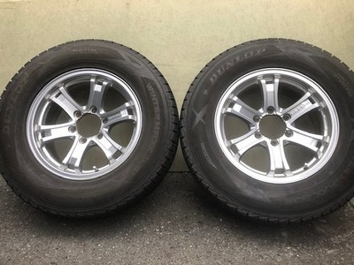 JDM WEDS KEELER FORCE +25 6H Aftermarket Aluminum Wheels 265/65R17 Dun (No Tires)