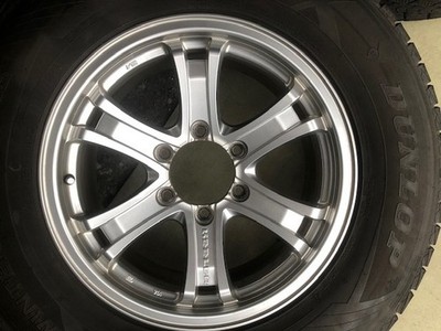 JDM WEDS KEELER FORCE +25 6H Aftermarket Aluminum Wheels 265/65R17 Dun (No Tires) - Image 2
