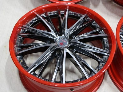 JDM C211 Rare Deep Rim Weds Kranze ELABORAR 20X8.5J+40 9.5J+43 PCD114. (No Tires) - Image 4