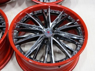 JDM C211 Rare Deep Rim Weds Kranze ELABORAR 20X8.5J+40 9.5J+43 PCD114. (No Tires) - Image 5