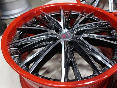 JDM C211 Rare Deep Rim Weds Kranze ELABORAR 20X8.5J+40 9.5J+43 PCD114. (No Tires) - Image 6
