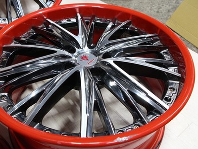 JDM C211 Rare Deep Rim Weds Kranze ELABORAR 20X8.5J+40 9.5J+43 PCD114. (No Tires) - Image 7