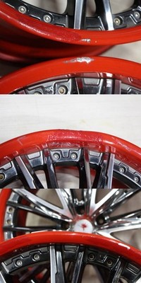 JDM C211 Rare Deep Rim Weds Kranze ELABORAR 20X8.5J+40 9.5J+43 PCD114. (No Tires) - Image 8