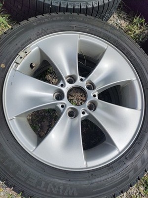JDM Used studded tires with wheels: 4-Wheel Set BMW Star Spoke Styling 155 1 (No Tires) - Image 2