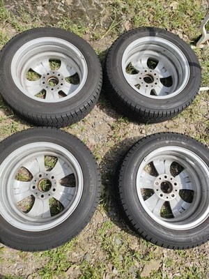 JDM Used studded tires with wheels: 4-Wheel Set BMW Star Spoke Styling 155 1 (No Tires) - Image 6
