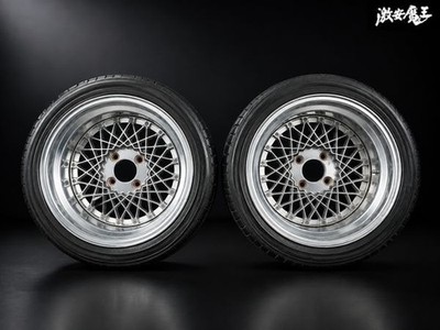 JDM Super Tire Wheel 2-Wheel Set 16x10J -23 PCD114.3 4H 205/50R16 SSR-FM Form (No Tires)