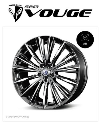 JDM RAYS STRATAGIA VOUGE Black Moitaliano RB (No Tires) - Image 9