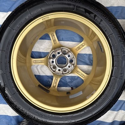 JDM RAYS gramLIGHTS 57C 16x7J +33 4H/5H 100/114.3 gold 4-Wheel Set with (No Tires) - Image 9