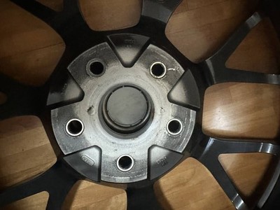 JDM Used 19STI Performance Wheel Dark Silver 8.0J 53 P.C.D 114.3 BBS f (No Tires) - Image 9