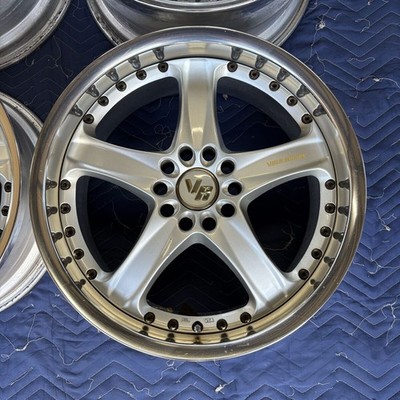 JDM Rare RAYS VOLK RACING AV3 18x8J +43 / 9J +44 PCD114.3 5H Rays Vol (No Tires) - Image 4