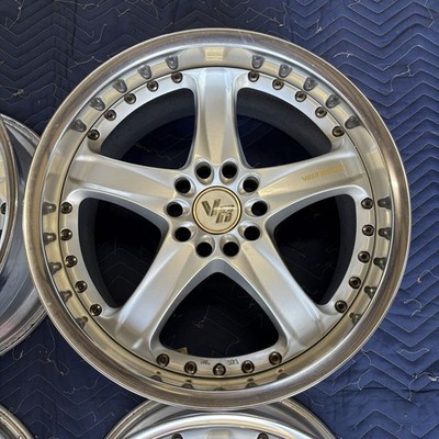 JDM Rare RAYS VOLK RACING AV3 18x8J +43 / 9J +44 PCD114.3 5H Rays Vol (No Tires) - Image 5