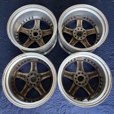 JDM Rare RAYS VOLK RACING AV3 18x8J +43 / 9J +44 PCD114.3 5H Rays Vol (No Tires) - Image 6