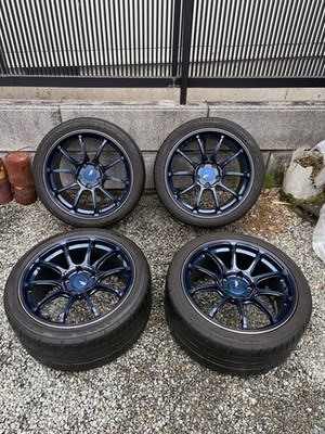 JDM ADVAN Racing RZ-F2 18-inch 9J tire and wheel set for FL5 etc. (No Tires)