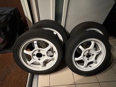 JDM Out-of-print SSR 14-inch aluminum wheel 4-Wheel Set (No Tires)