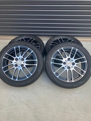 JDM BBS RE-L2 BKD4.5J+45LegnoGR165/55/15 (No Tires)