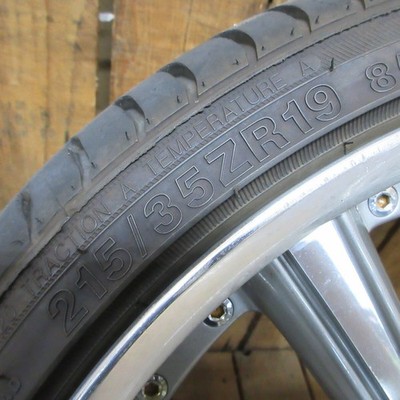 JDM Prius α Sai Lexus IS etc. RAYS Black Fleet 19x8J+42 WINRUN R330 215 (No Tires) - Image 6
