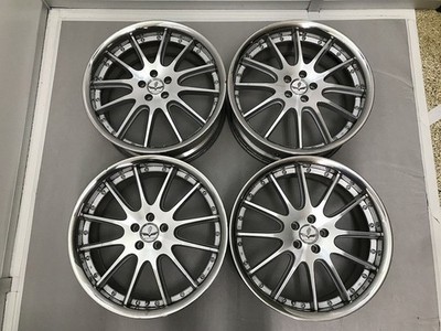 JDM Rare Size RAYS BLACKFLEET V120 19inc 8J +45 100/5H 4-Wheel Set Fits 86 (No Tires)