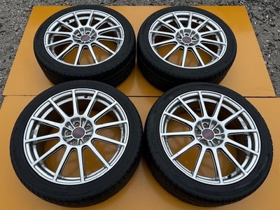 JDM Subaru STI 18-inch wheels — Fits Legacy Impreza etc. 7.5J +55 PCD (No Tires) - Image 4