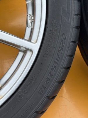 JDM Subaru STI 18-inch wheels — Fits Legacy Impreza etc. 7.5J +55 PCD (No Tires) - Image 7