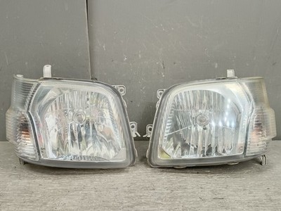 JDM Genuine Halogen Headlight Left and Right Set for Toyota Hi-Z Cargo (No Tires)