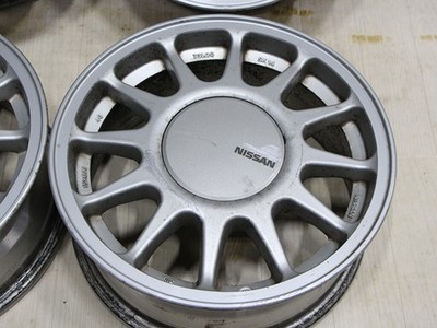 JDM Rare NISSAN Genuine C33 Laurel 15X6J+40 4x114.3 Old Car - Image 5