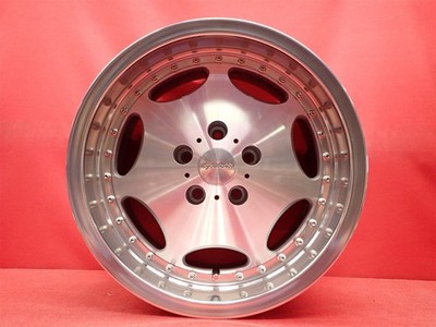 JDM Out of print rare deep-rim SPORSH AX aluminum wheels used. 4-Wheel Set 8 (No Tires) - Image 5