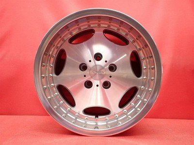 JDM Out of print rare deep-rim SPORSH AX aluminum wheels used. 4-Wheel Set 8 (No Tires) - Image 6