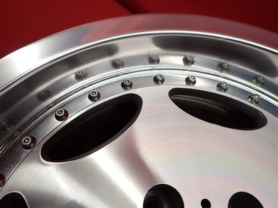 JDM Out of print rare deep-rim SPORSH AX aluminum wheels used. 4-Wheel Set 8 (No Tires) - Image 10