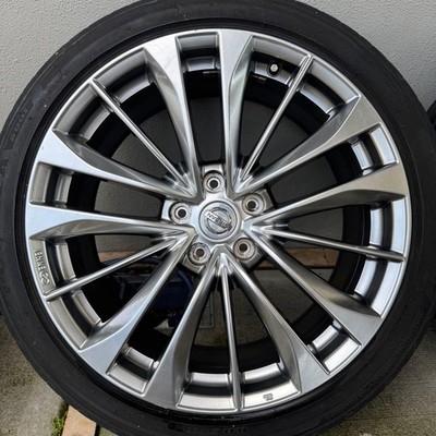 JDM 19 Nissan Genuine Wheels ENKEI CKV36 V36 Skyline (No Tires) - Image 2