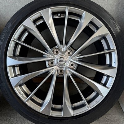JDM 19 Nissan Genuine Wheels ENKEI CKV36 V36 Skyline (No Tires) - Image 3