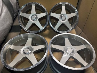JDM Rare deep-dish STERN wheels 8.5J/9.5J for ZX100 Crown Z33 Z34 Soar (No Tires)
