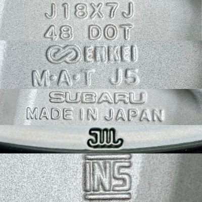 JDM Subaru Forester SK Advance Genuine 18-inch 4-Wheel Set7J-18 PCD114 (No Tires) - Image 9