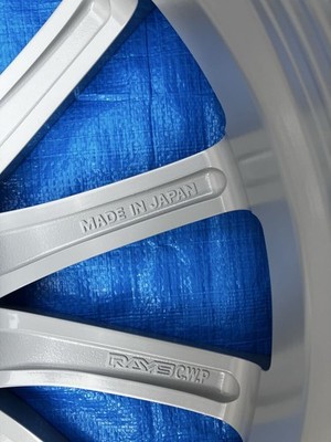 JDM RAYS 57CR GO7CR 17x7J Inset 43 PCD100 4-piece set silver aluminum w (No Tires) - Image 5