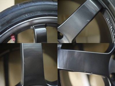 JDM Out of Print/Book RAYS VOLK RACING TE37SL 18x9.5J +22 PCD114.3 5H 2 (No Tires) - Image 6