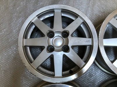 JDM Out of Print MAZDA SPEED J66F 14x6J +45 Aluminum Wheel PCD100 RAYS (No Tires) - Image 3