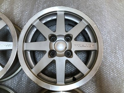 JDM Out of Print MAZDA SPEED J66F 14x6J +45 Aluminum Wheel PCD100 RAYS (No Tires) - Image 4