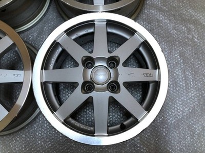 JDM Out of Print MAZDA SPEED J66F 14x6J +45 Aluminum Wheel PCD100 RAYS (No Tires) - Image 6