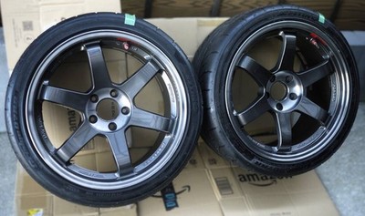 JDM Out of Print/Book RAYS VOLK RACING TE37SL 18x9.5J +22 PCD114.3 5H 2 (No Tires) - Image 10