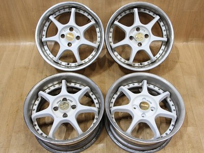 JDM B513 Deep Rim Out of Production Rare ENKEI RS-EVOLUTION 16X7J+32 P (No Tires)