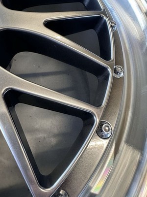 JDM BBS LM LM233 Diamond Black x Silver Diamond Cut 18x8.0J 5/114.3 +45 (No Tires) - Image 7